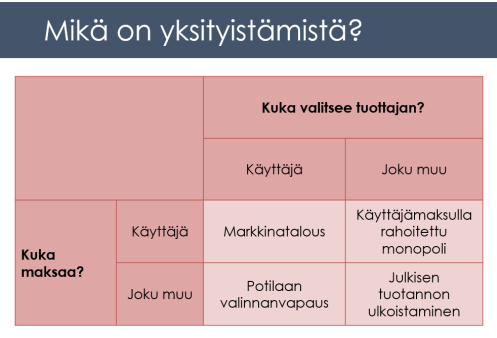 Mikä on yksityistäminen